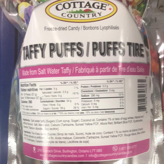 Cottage Country Freeze Dried Taffy Puffs - Extreme Snacks