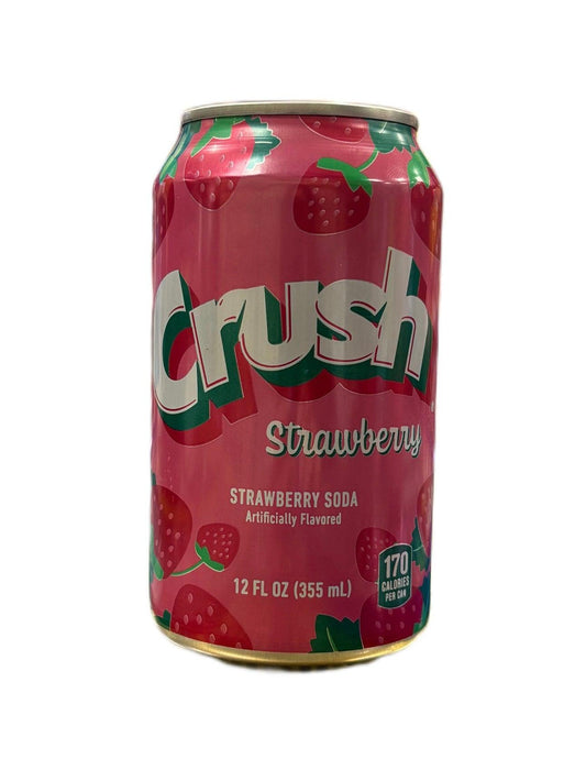 Crush Strawberry Can 12OZ - Extreme Snacks