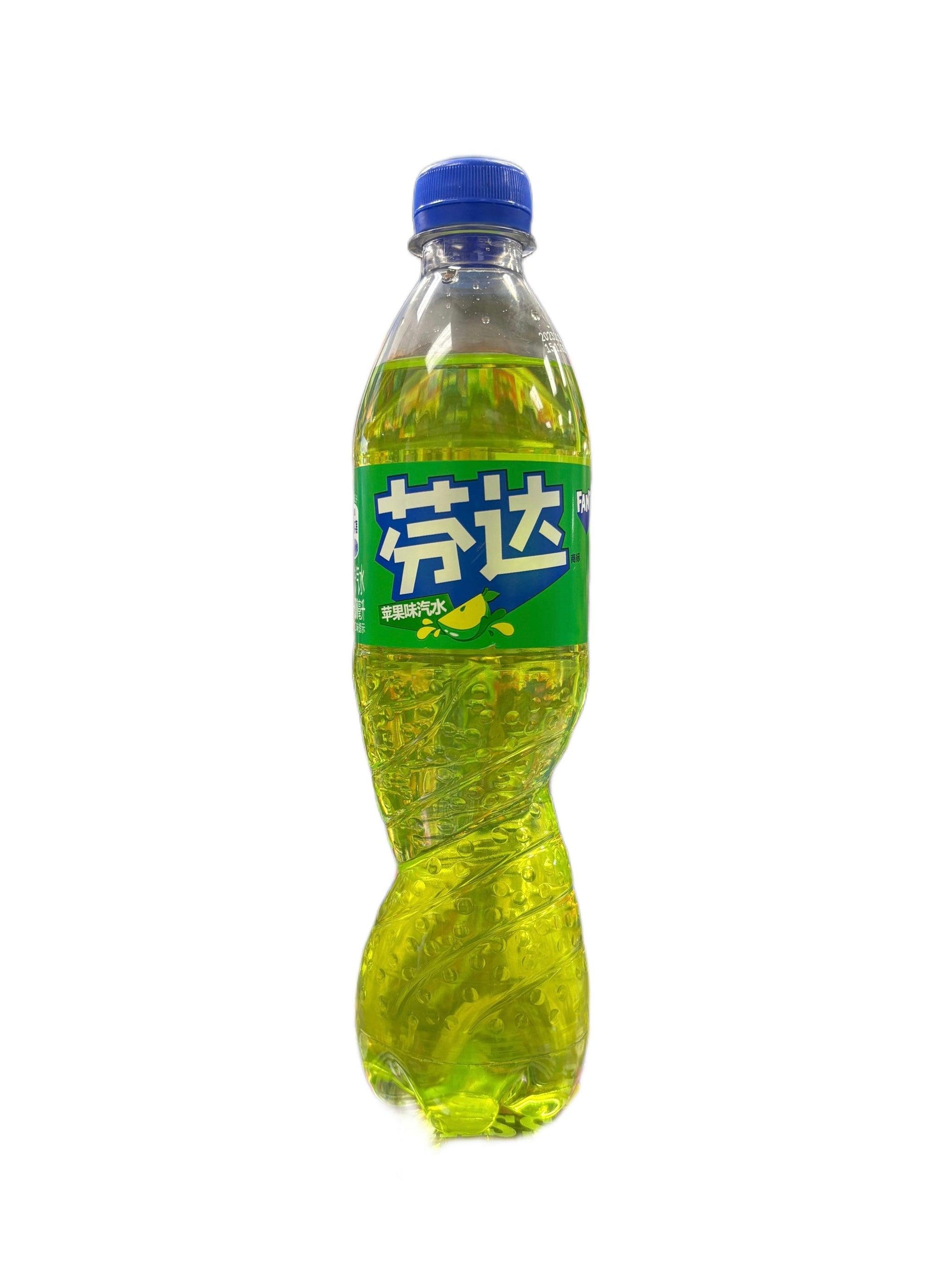 Fanta Green Apple Bottle 500ML - China Edition - Extreme Snacks