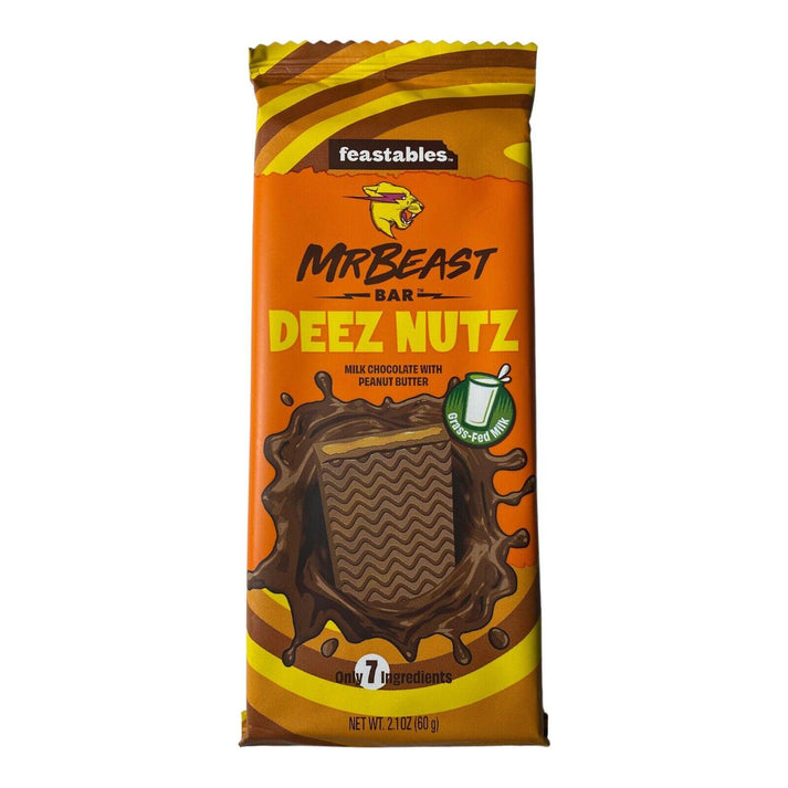 Feastables Mr. Beast Bar - Deez Nutz Peanut Butter