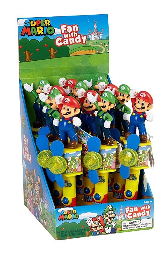 Frankford Candy Fans with LED Lights - Super Mario - Extreme Snacks