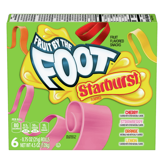 Fruit By The Foot Starburst 6 Rolls - Extreme Snacks