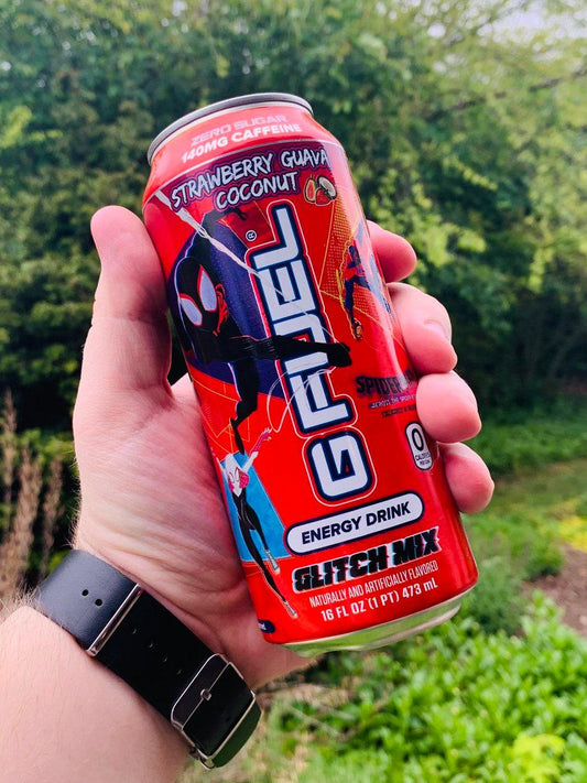 G Fuel Spiderman Glitch Mix Energy Drink - Extreme Snacks