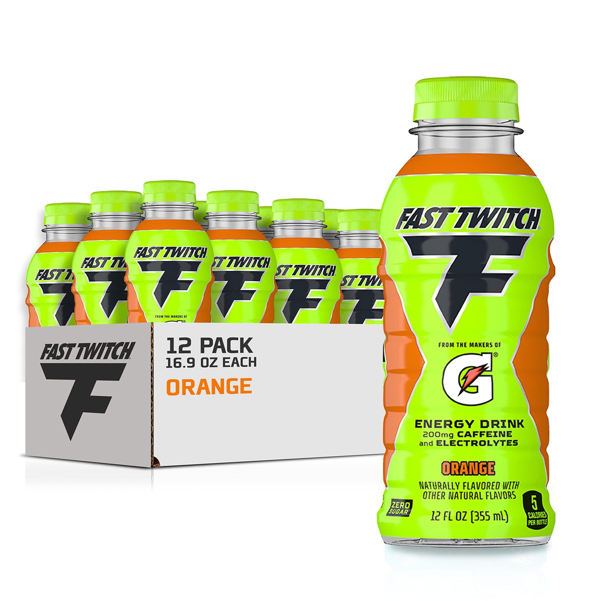 Gatorade Fast Twitch Energy Drink Orange - Extreme Snacks