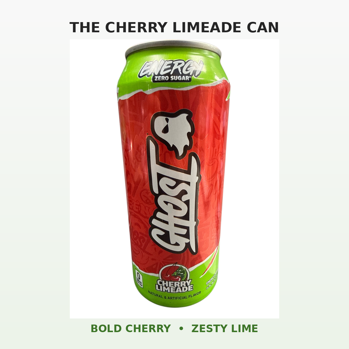 Ghost Cherry Limeade can detail
