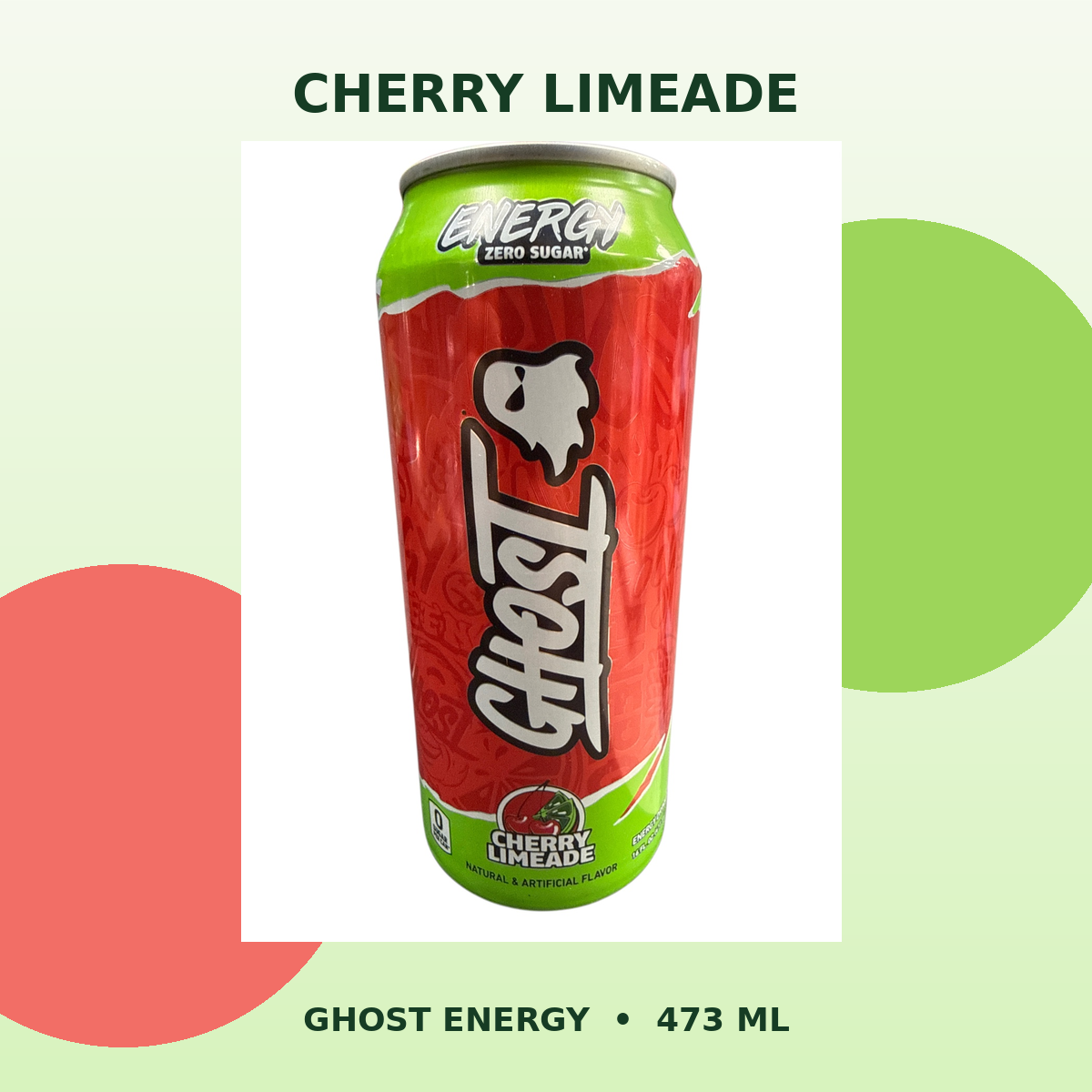 Ghost Cherry Limeade promotional hero