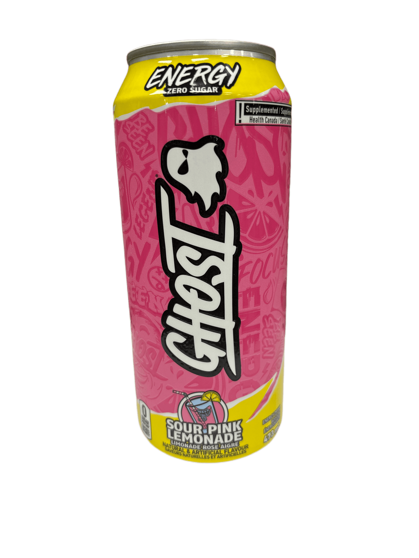 Ghost Energy Sour Pink Lemonade 473ML - Extreme Snacks