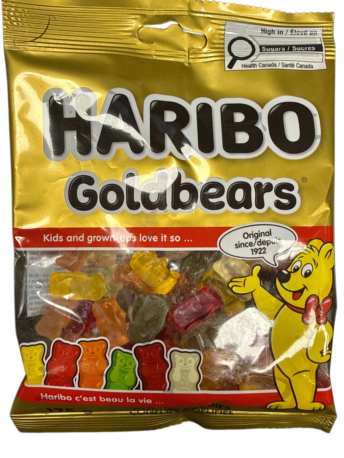 Haribo Goldbears Gummy Candy 175G German Edition front packaging image 3
