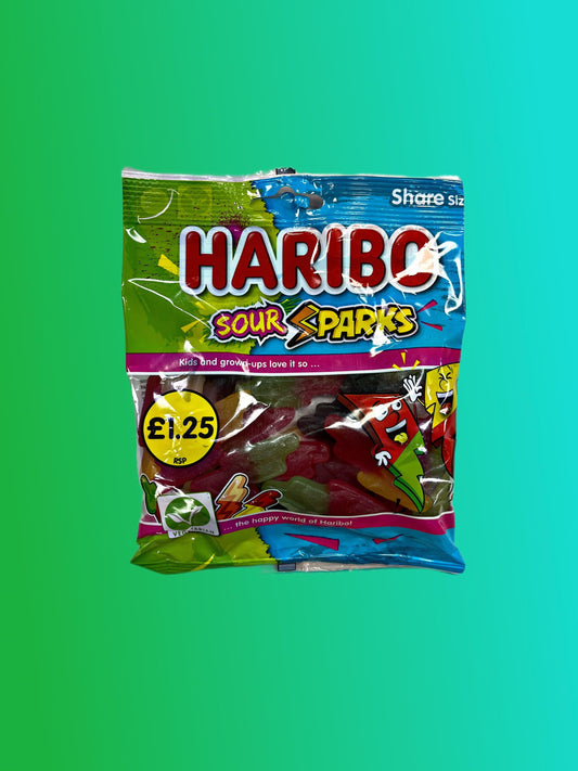 Haribo Sour Sparks 140G - Extreme Snacks