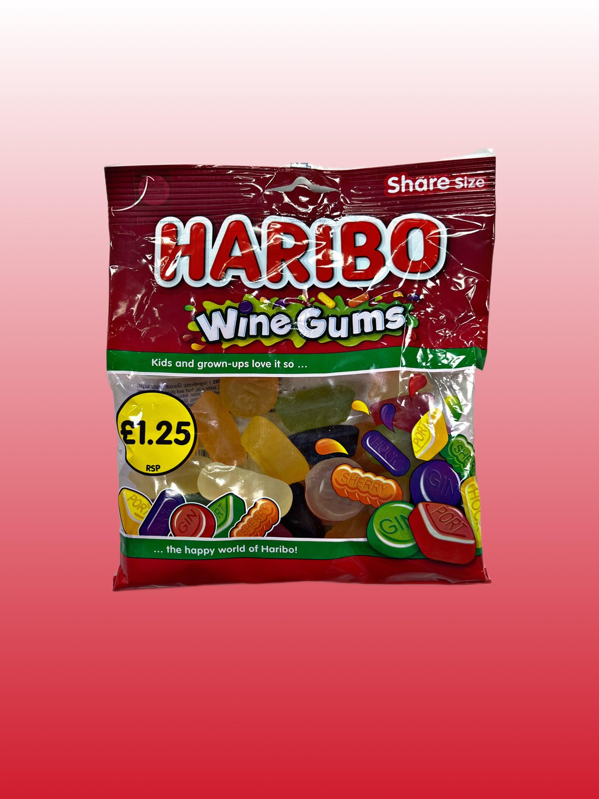 Haribo Wine Gums 140G - Extreme Snacks