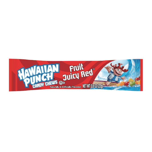 Hawaiian Punch Chews Fruit Juicy Red Bar - Extreme Snacks