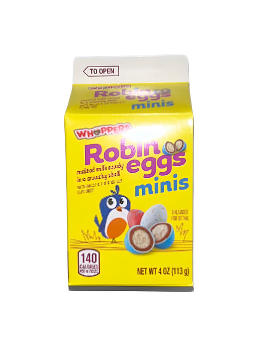 Hershey Whoppers Robin Mini Eggs Mini Carton Easter 3.75OZ - Extreme Snacks