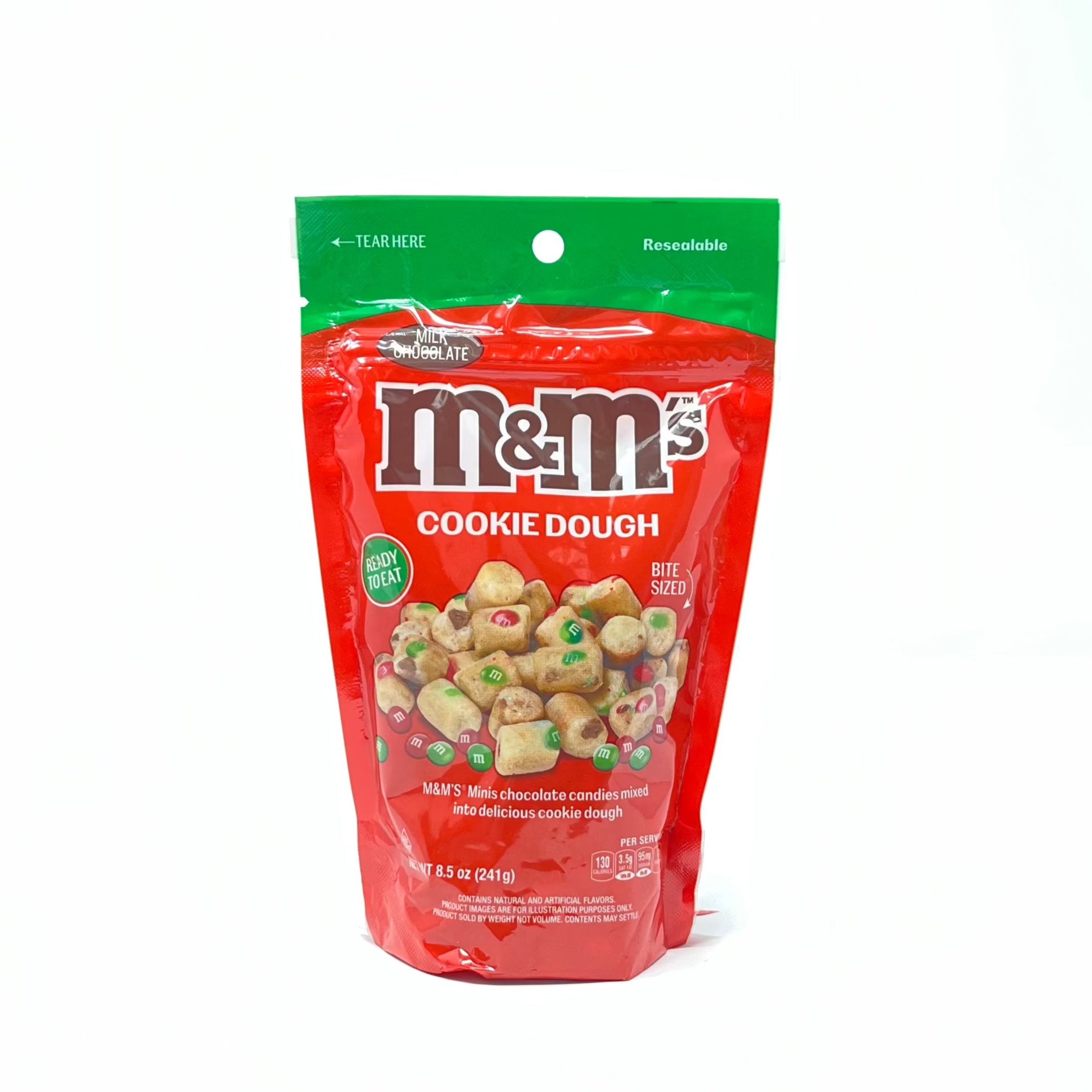 Holiday M&M'S Cookie Dough Bites 8.5 Oz Bag - Extreme Snacks