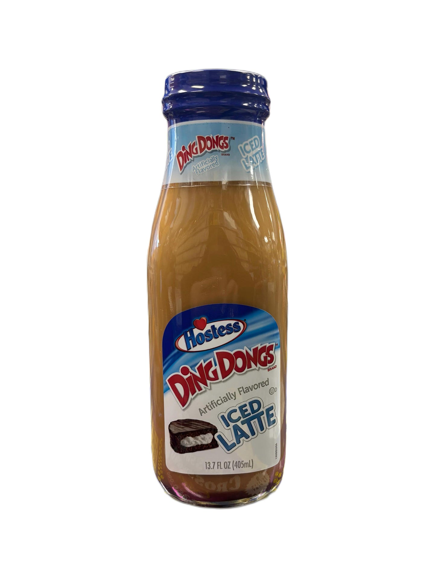 Hostess Ding Dongs Iced Latte Glass Bottle 405ML - Extreme Snacks