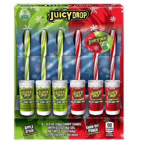 Juicy Drop Christmas Candy Canes - Extreme Snacks