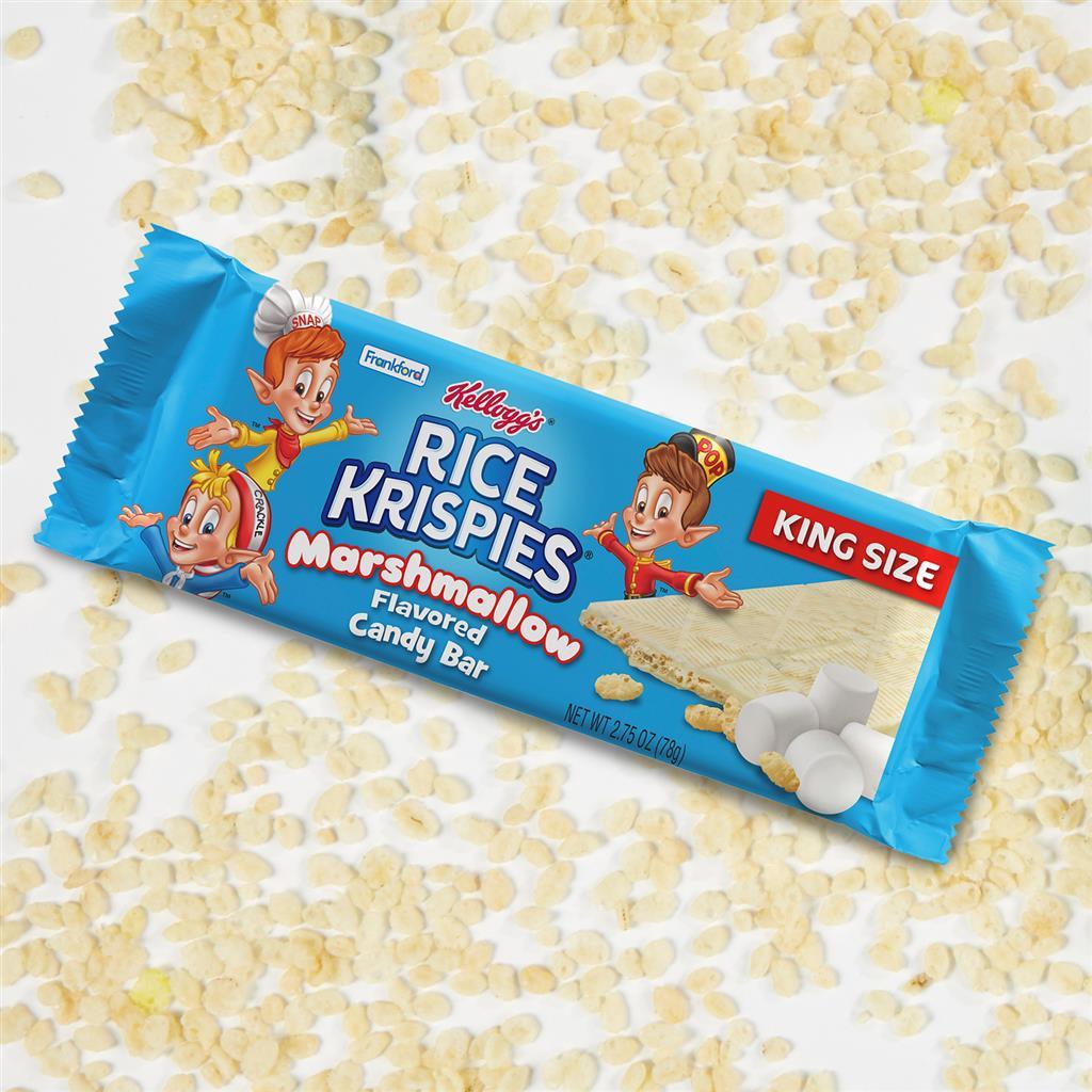 Kellogg's - Rice Krispies Marshmallow King Size Candy Bar - Extreme Snacks