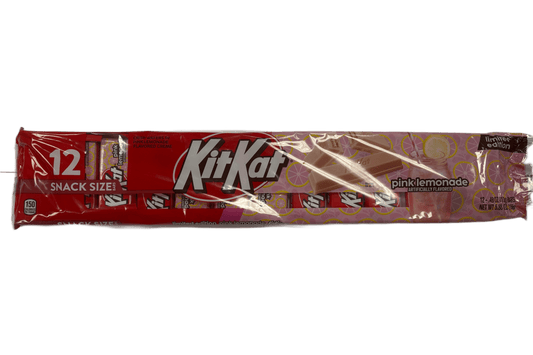 Kit Kat Snack Size Pink Lemonade Chocolate 12 Pack - 5.88OZ - Extreme Snacks