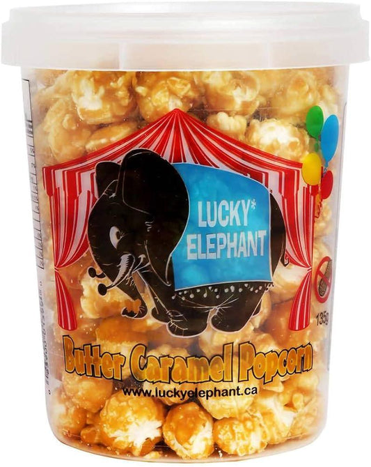 Lucky Elephant Caramel Popcorn 135G - Extreme Snacks