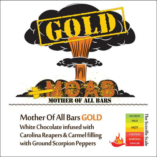 M.O.A.B. GOLD (Mother Of All Bars) – Willy Pete’s Chocolate Co. - Extreme Snacks