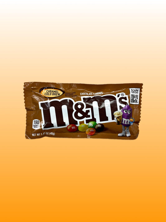 M&M Caramel Cold Brew Chocolate Candies 40G - Extreme Snacks