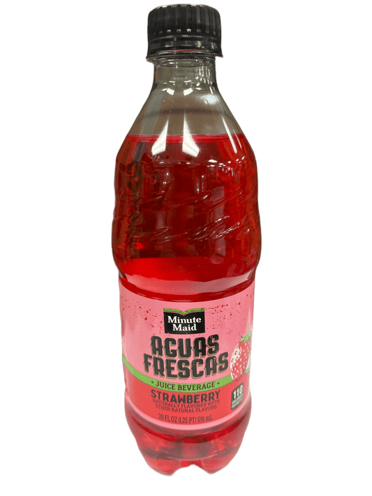 Minute Maid Acuas Frescas Strawberry 591ML - Extreme Snacks