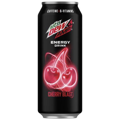 Mountain Dew AMP Energy Drink Cherry Blast - Extreme Snacks