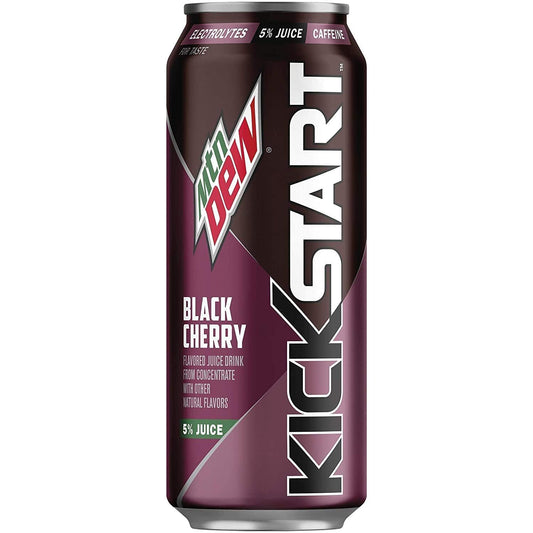 Mountain Dew Kickstart Black Cherry - Extreme Snacks