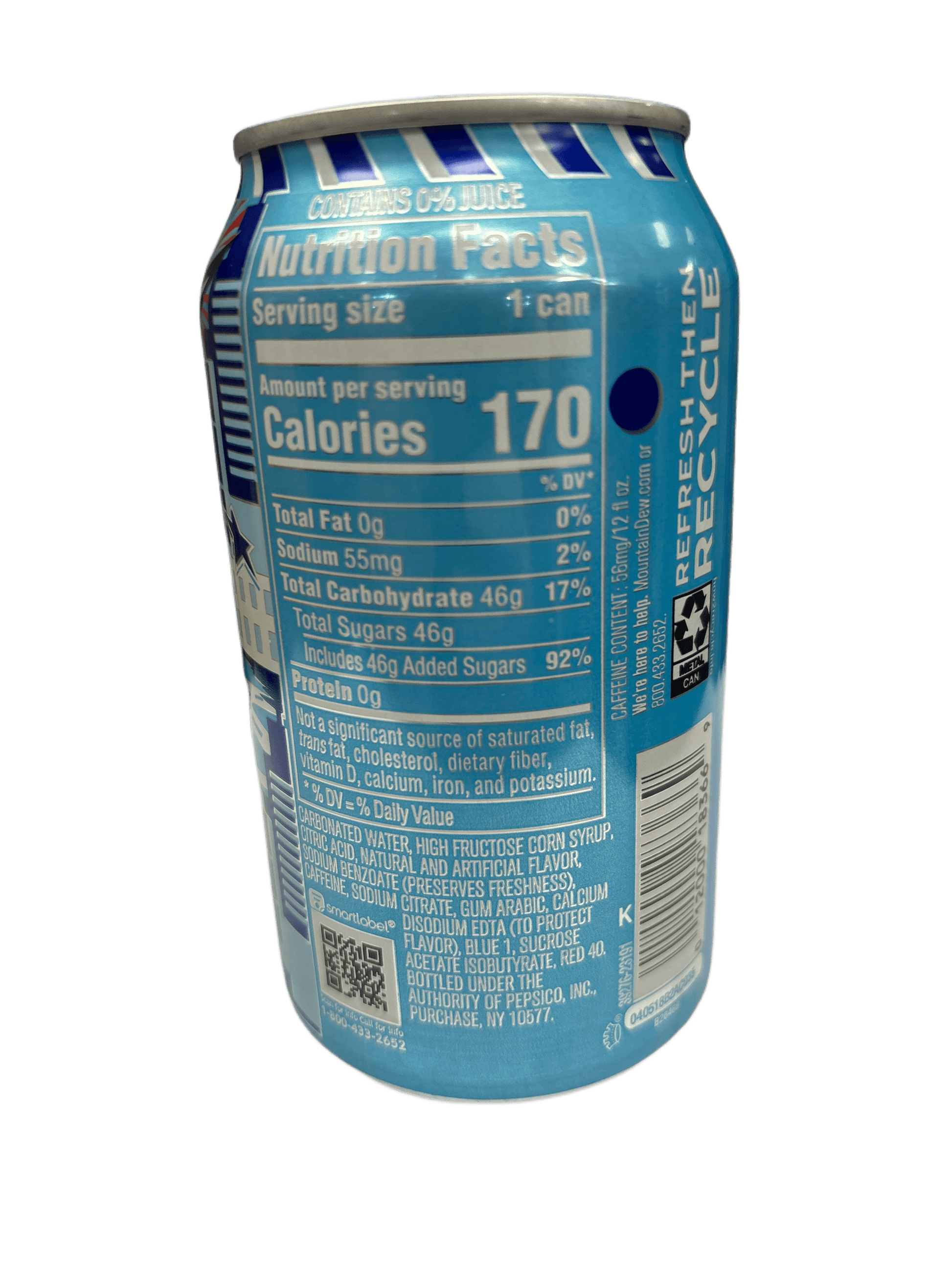 Mountain Dew Liberty Chill 355ML - Extreme Snacks