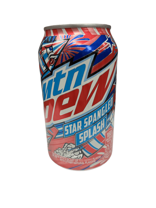 Mountain Dew Star Spangled Splash Can 355ML - Extreme Snacks