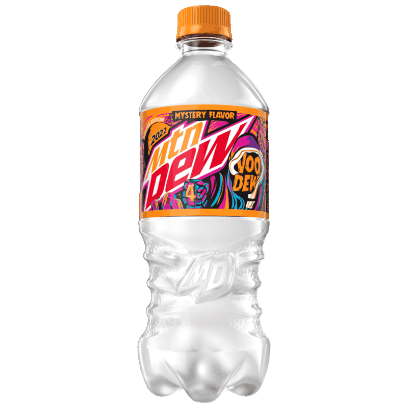 Mountain Dew Voo Dew Mystery Flavor 2022 Bottle 591 mL - Extreme Snacks