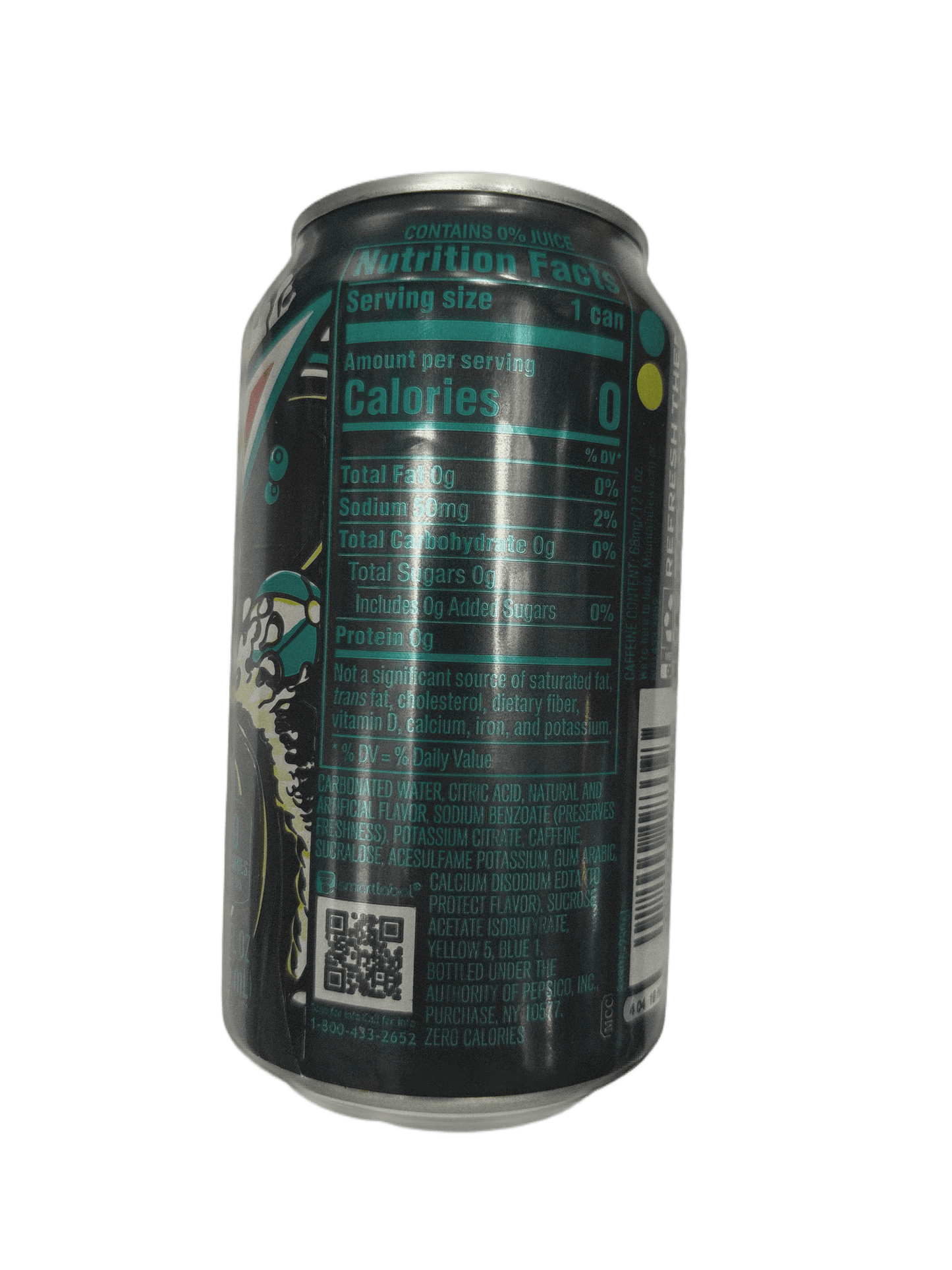 Mountain Dew Zero Sugar Baja Blast 12OZ - Extreme Snacks