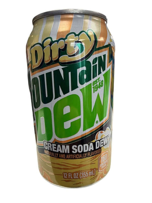 Dirty Mountain Dew Cream Soda Can 355ML - U.S Edition