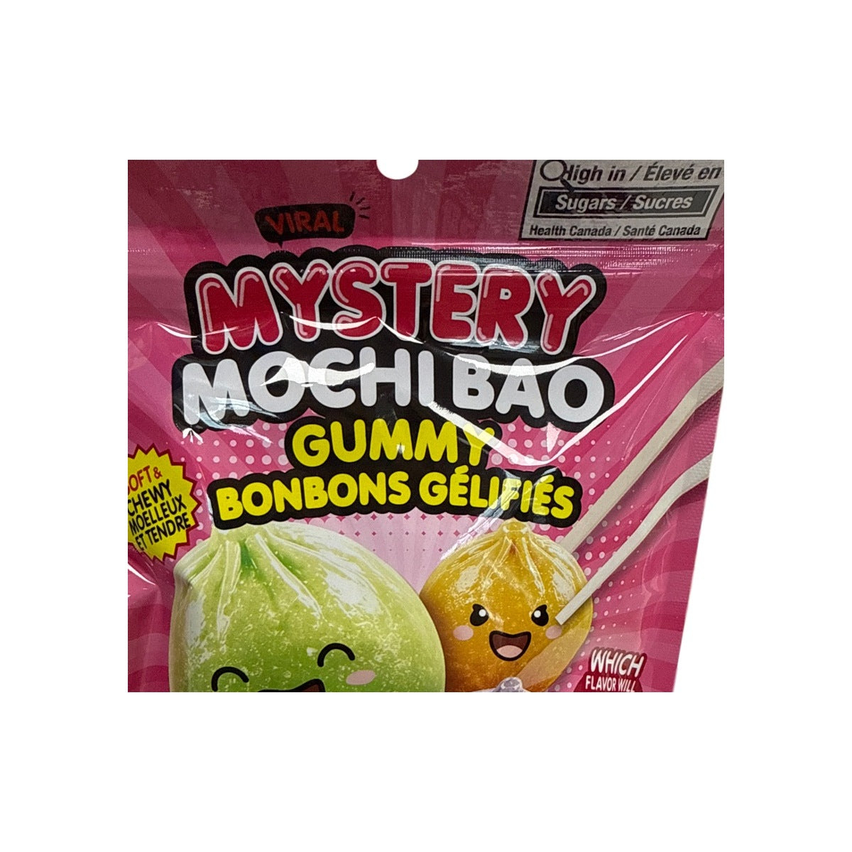 Mystery Mochi Bao Tropical 85G - Front packaging close-up