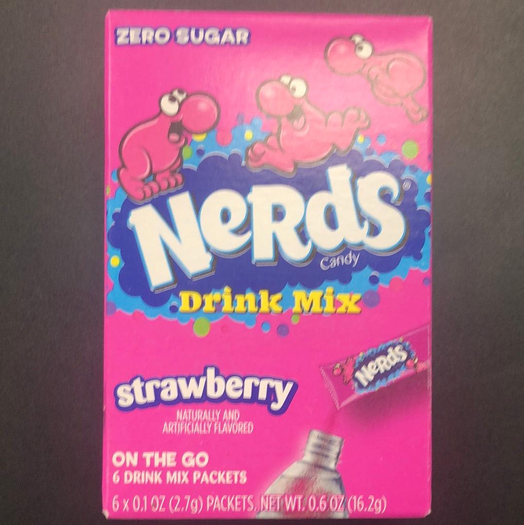 Nerds Strawberry Drink Mix - 6 Packets - Extreme Snacks