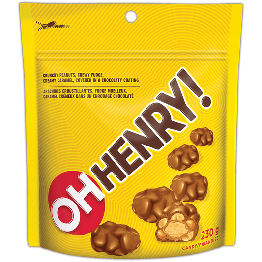 Oh Henry Chocolate Bag 230G - Extreme Snacks