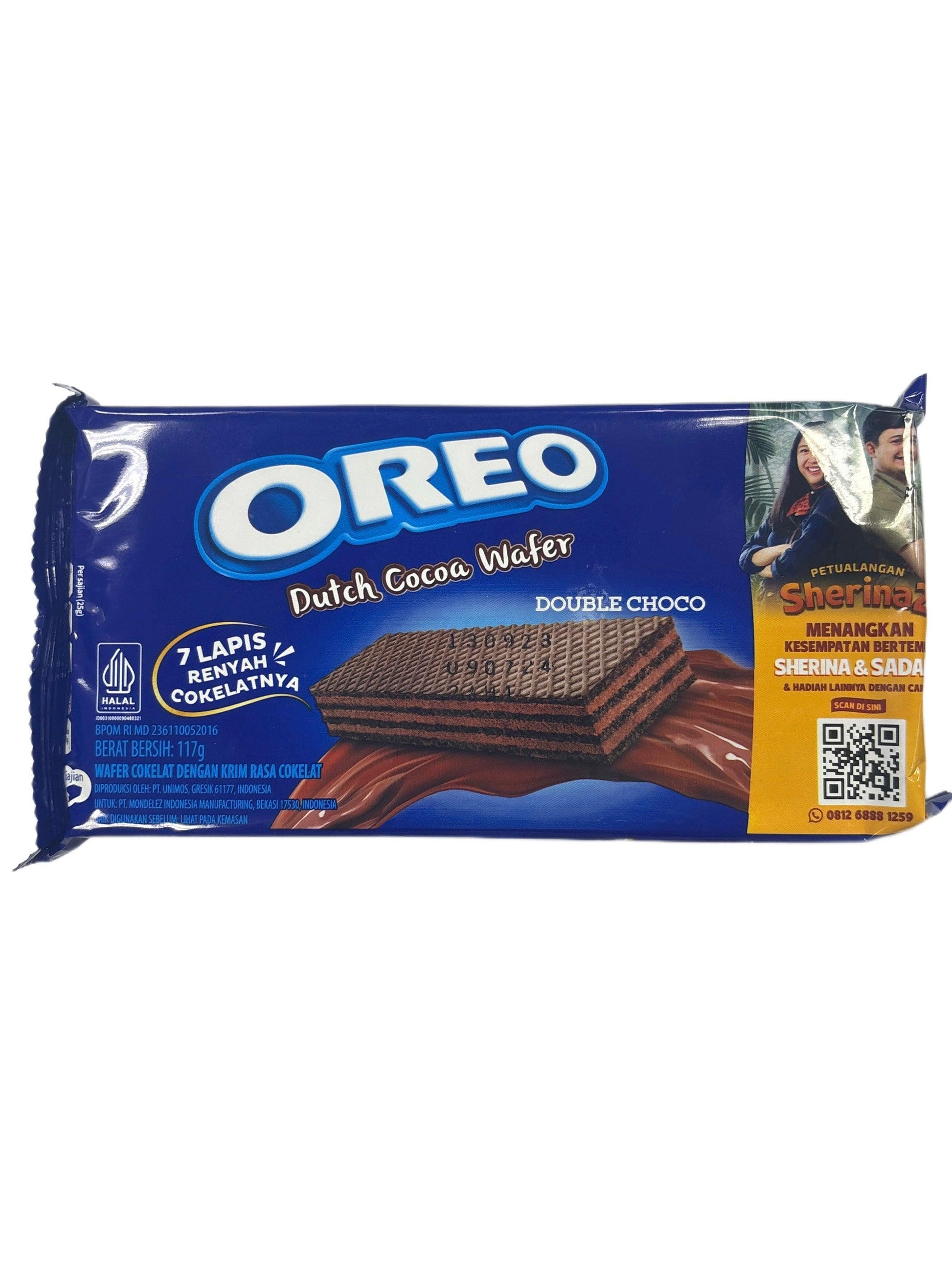 Oreo Dutch Cocoa Wafer Double Chocolate 117G - Indonesia Edition - Extreme Snacks