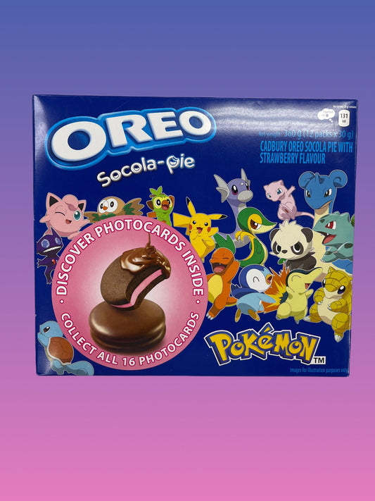 Oreo Socola-Pie Strawberry Pokemon 360G - Extreme Snacks