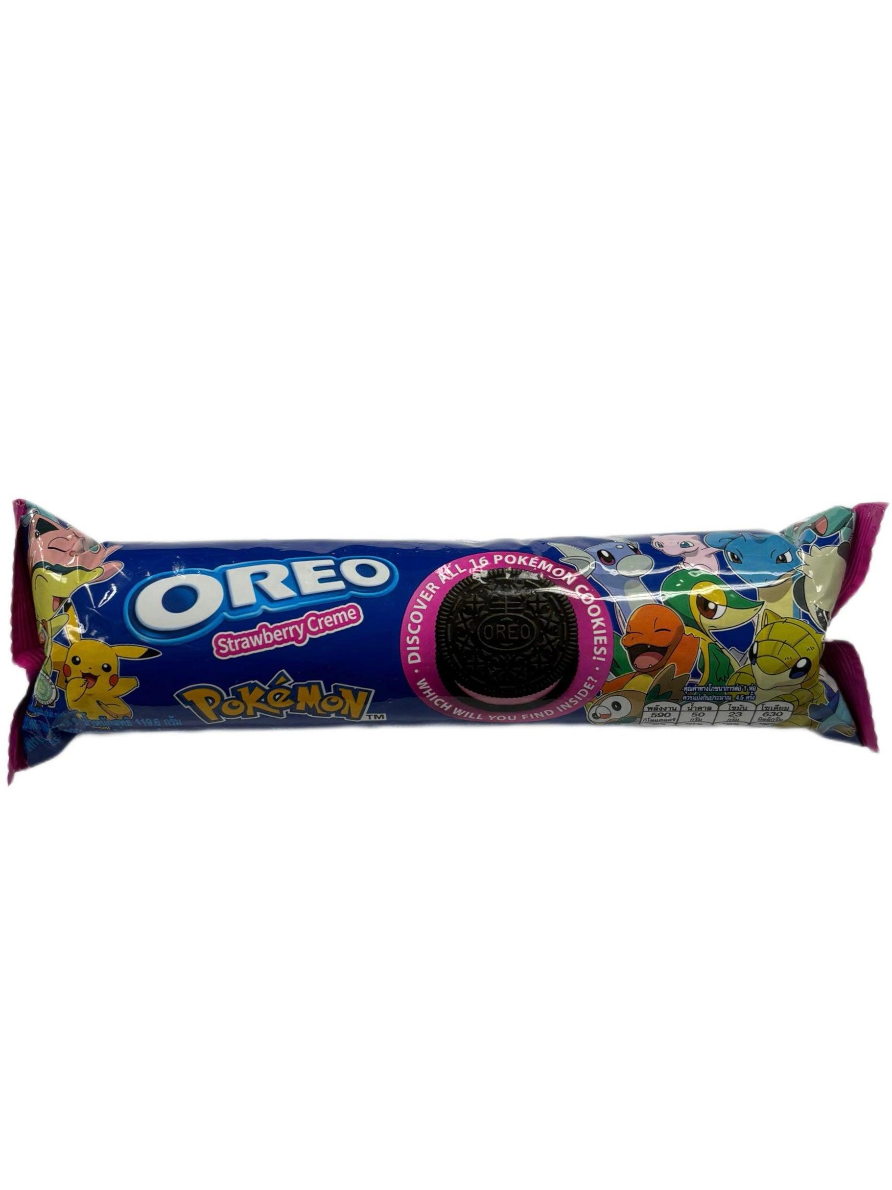 Oreo Strawberry Creme Pokemon 119.6G - Extreme Snacks