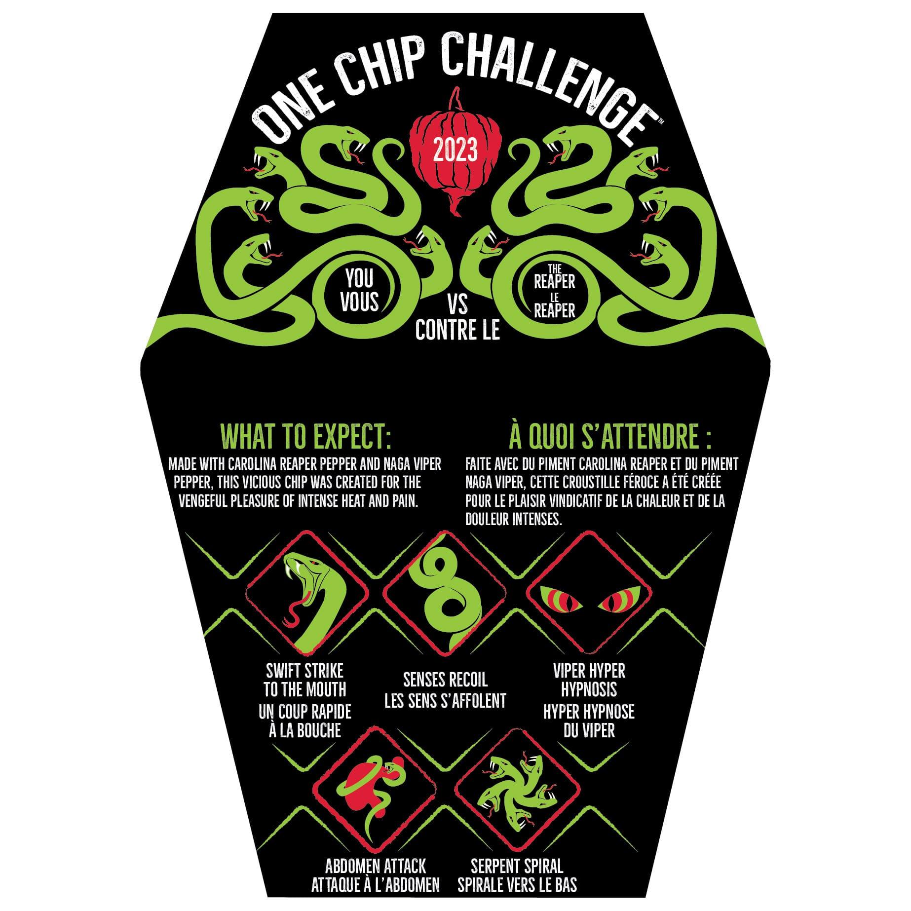 Paqui One Chip Challenge 2023, Hottest Naga Viper Peppers