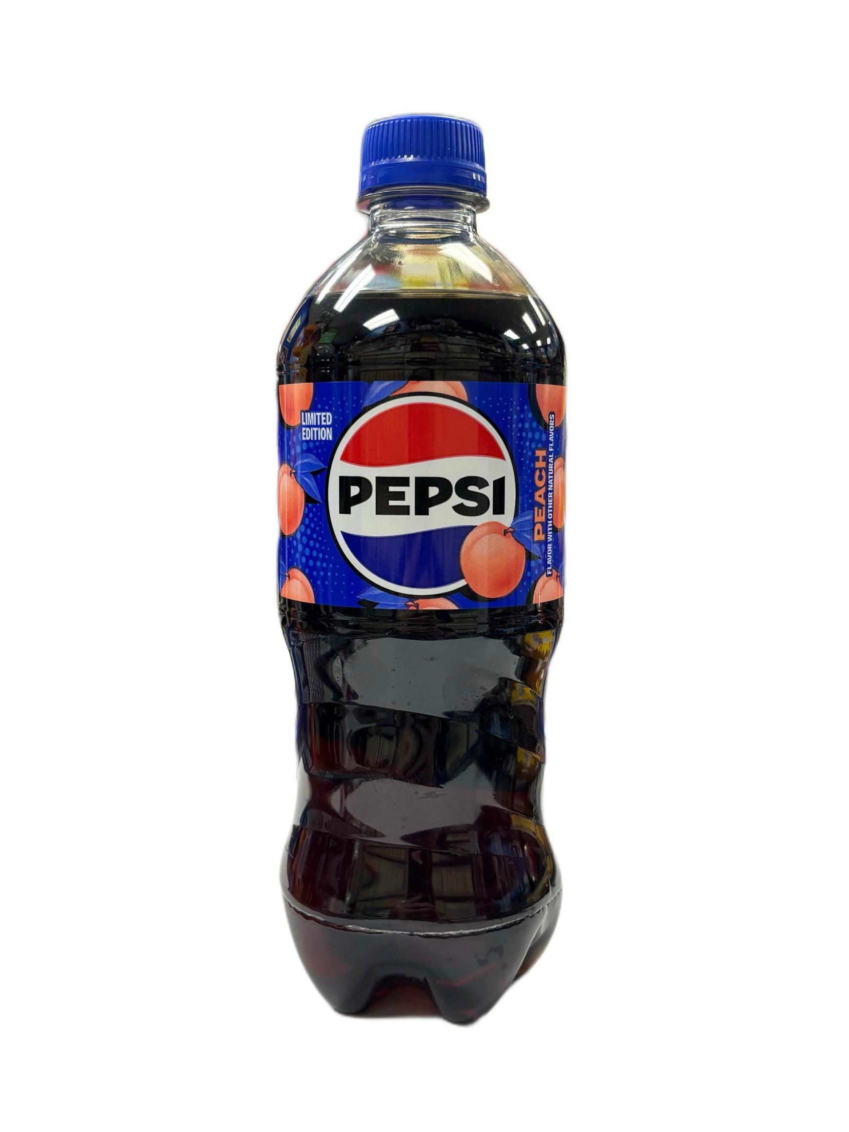 Pepsi Peach Bottle 591 ML - Extreme Snacks