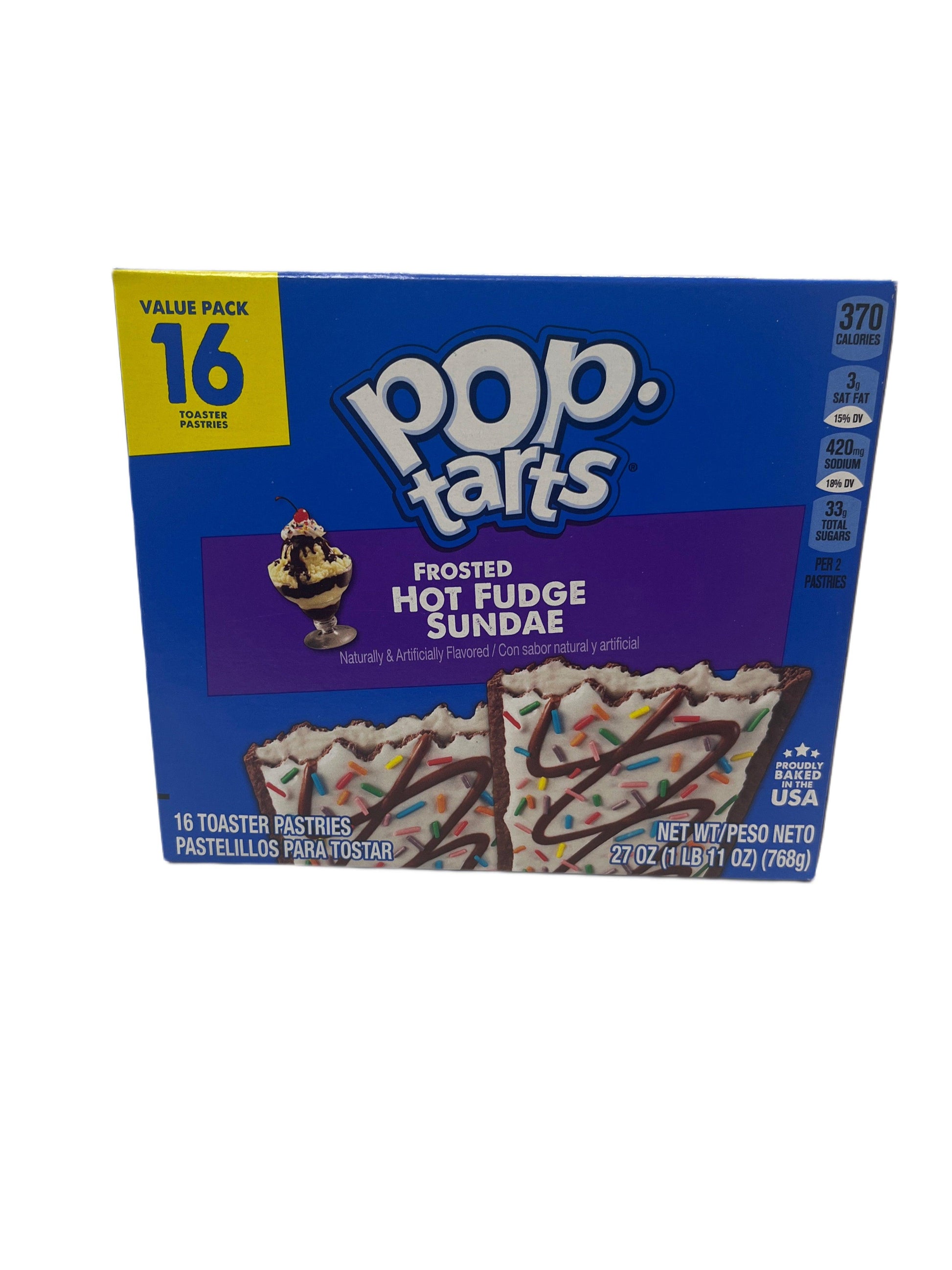 Pop Tarts Frosted Hot Fudge Sundae 16 Value Pack - Extreme Snacks