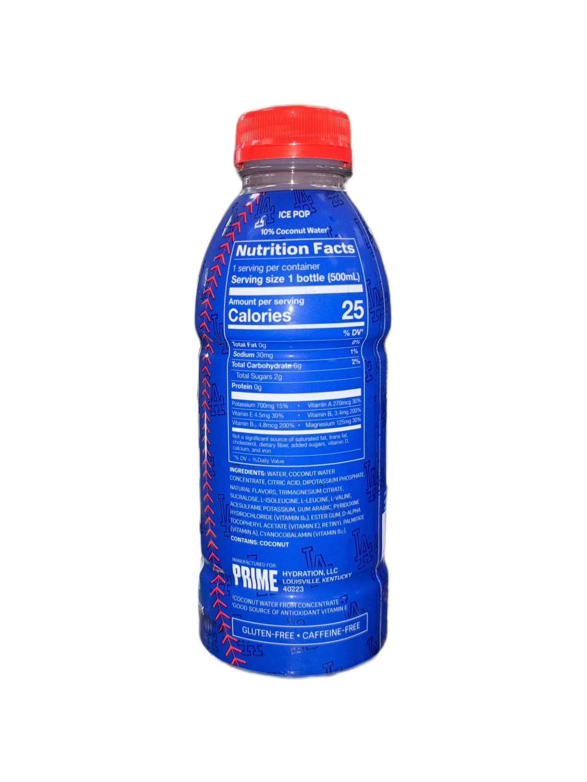 Prime Hydration Dodgers Blue Bottle 2024 Edition - U.S Edition - BB: 0