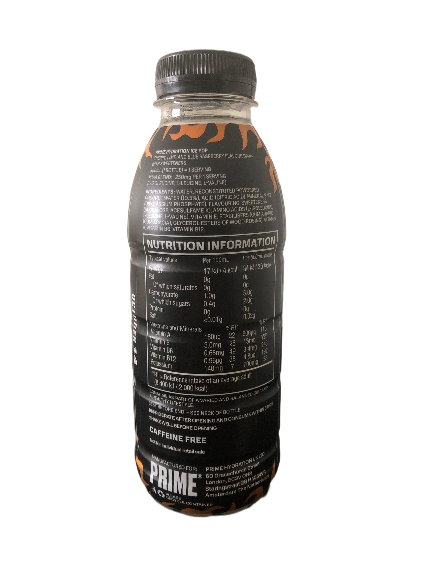 Prime Hydration Prime Card Black Bottle Misfits Collectable Edition - Extreme Snacks