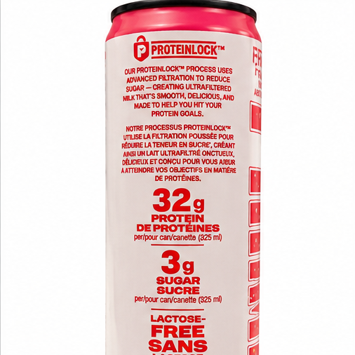 PRIME Pop-Tarts Frosted Strawberry protein shake protein details