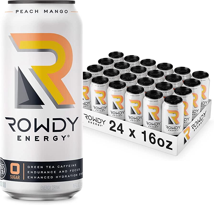 Rowdy Energy Drink Peach Mango - Extreme Snacks