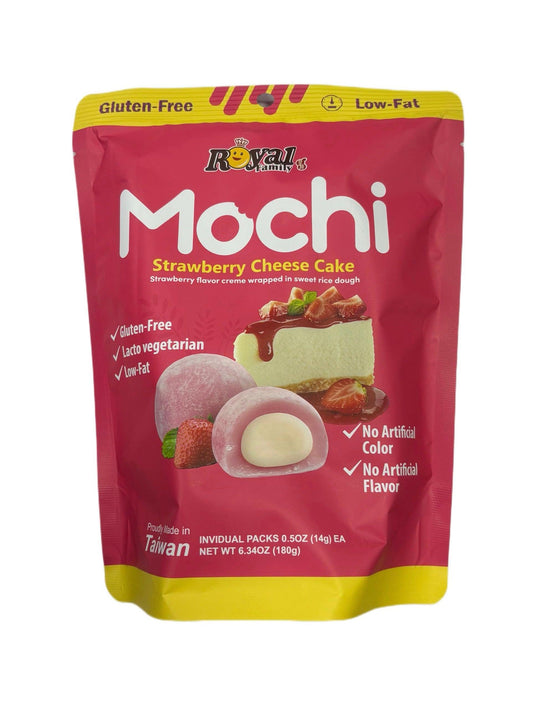 Royal Family Mochi Strawberry Cheese Cake 6.35OZ - Extreme Snacks