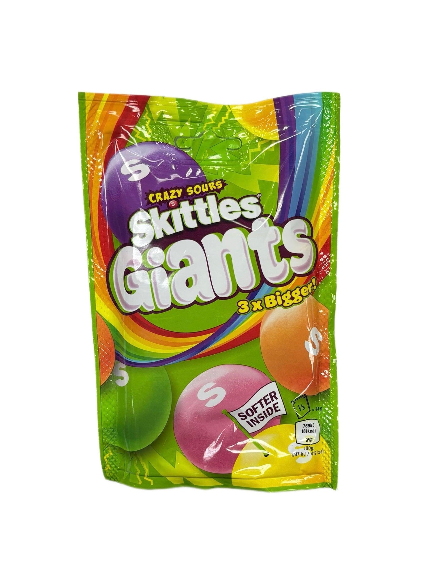 Skittles Giants Crazy Sours -UK - Extreme Snacks