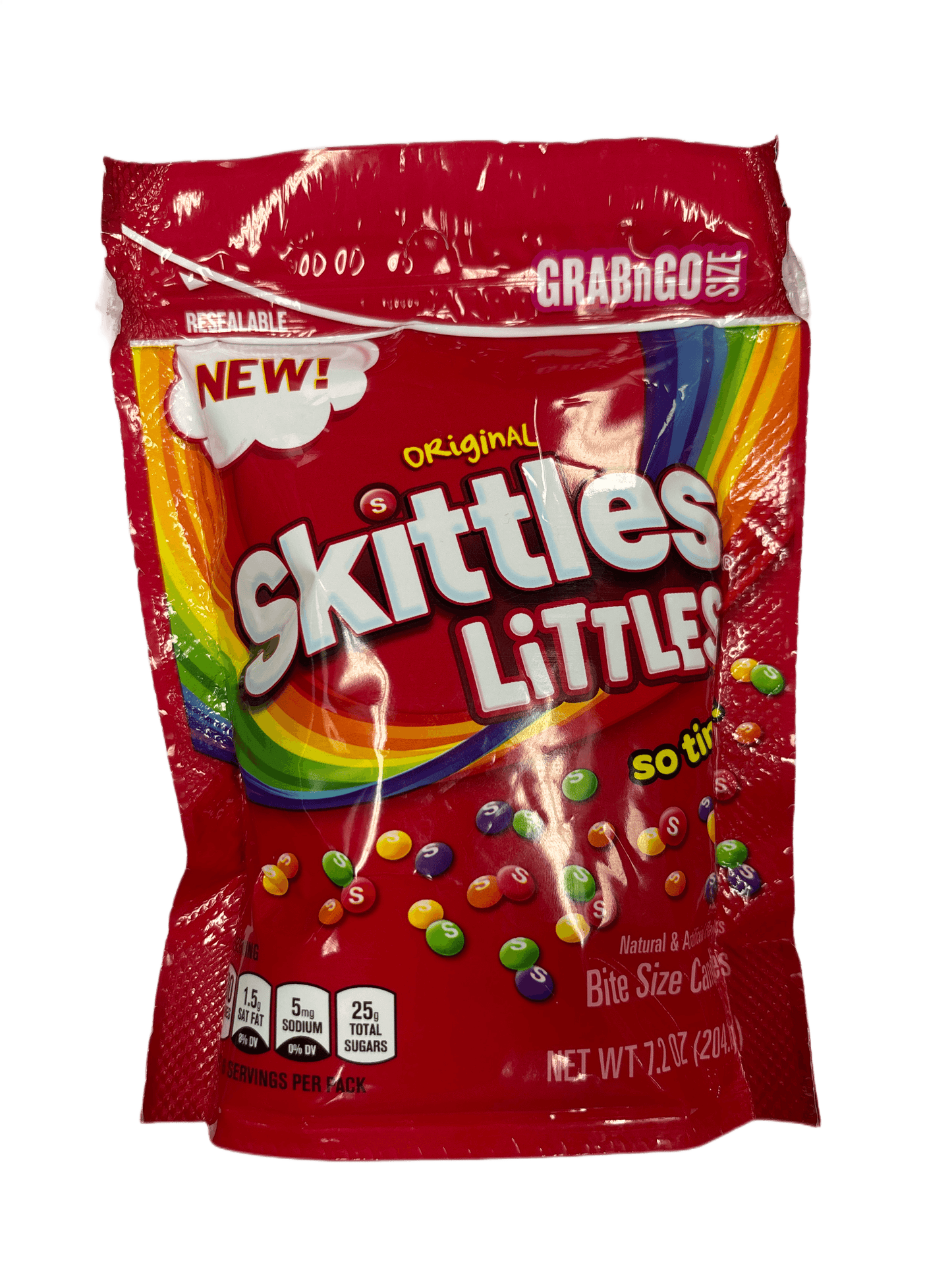 Skittles Littles So Tiny Resealable Grab & Go Size 7.2OZ - Extreme Snacks