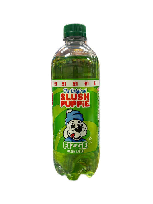 Slush Puppie Fizzie Green Apple Drink 500ml - Extreme Snacks