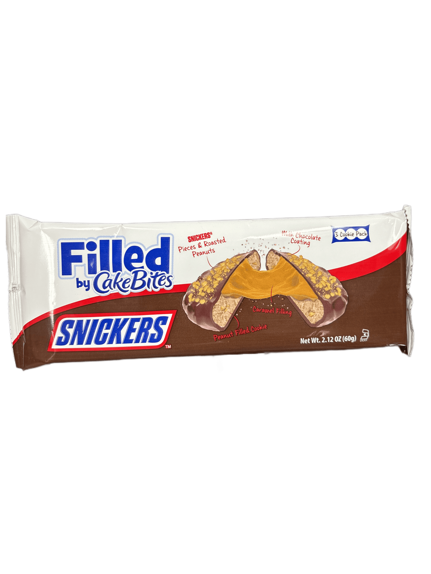 Snickers Filled By Cake Bites 2.12OZ - Extreme Snacks